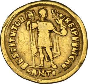 reverse: Valens (364-378).. AV Solidus. Antioch mint, struck AD 366-367