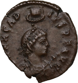 obverse: Arcadius (383-408).. AE Follis, Heraclea mint, 383-388