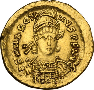 obverse: Marcian (450-457).. AV Solidus, Constantinople mint