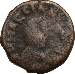 obverse: Marcian (450-457).. AE Nummus, Constantinople mint