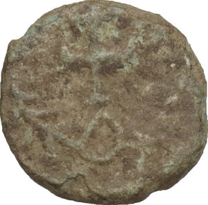 reverse: Vandals in North Africa, Hilderic (?) (523-530). AE Nummus