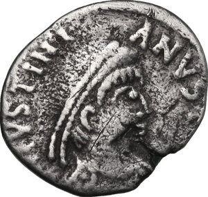 obverse: Justinian I (527-565).. AR Siliqua, Carthage mint, c. 533-537 AD