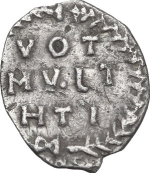 reverse: Justinian I (527-565).. AR Siliqua, Carthage mint, c. 533-537 AD