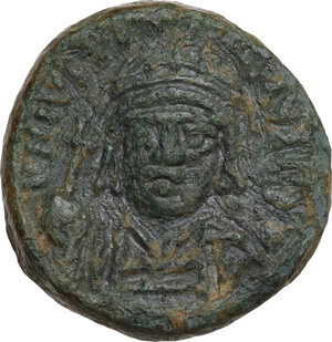 obverse: Justinian I (527-565).. AE Decanummium. Uncertain Italian mint, c. 538-565 AD