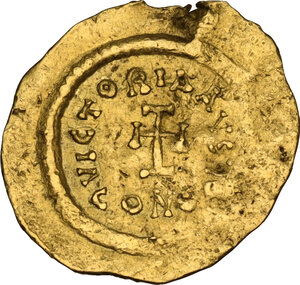 reverse: Heraclius (610-641).. AV Tremissis, Constantinople mint