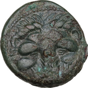 obverse: Bruttium, Rhegion. AE 20. 5 mm, c. 351-280 BC