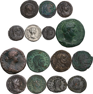 obverse: The Roman Empire.. Multiple lot of fifteen (15) unclassified coins