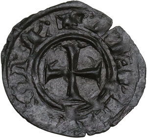 obverse: Brindisi o Messina.  Corrado II (1254-1258). Denaro