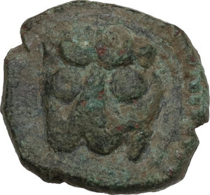 obverse: Messina.  Guglielmo II (1166-1189). Frazione di follaro