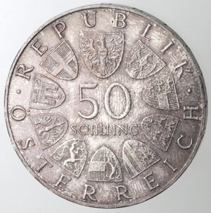 obverse: Austria.  50 Scellini 1967. Ag. 