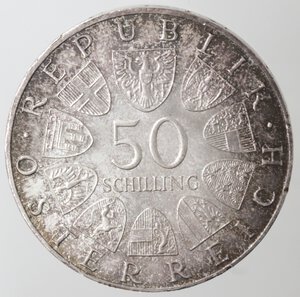 obverse: Austria. 50 Scellini 1967. Ag. 