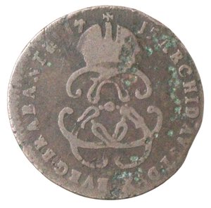 reverse: Belgio. Brabant. Carlo VI. 1711-1740. Liard 1715. Ae. 