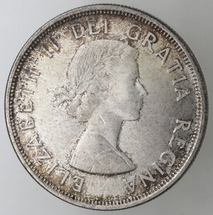 obverse: Canada. Elisabetta II. Dollaro 1964 Charlottetown. Ag 800. 