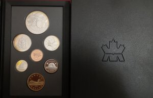 obverse: Canada. Elisabetta II. Serie Divisionale 1996. 5 Monete in Ag 925. 
