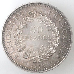 obverse: Francia. 50 Franchi 1978. Ag.