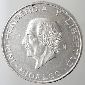 reverse: Messico. 5 Pesos 1955. Ag. 