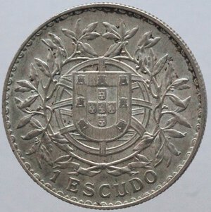 reverse: Portogallo. Repubblica. Escudo 1915. Ag. 