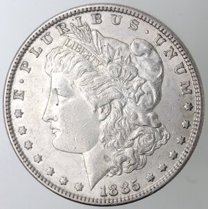 obverse: USA. Dollaro Morgan 1885 Philadelphia. Ag. 