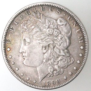 obverse: USA. Dollaro Morgan 1899 O. Ag. 900. 