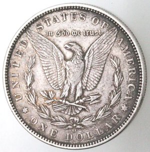 reverse: USA. Dollaro Morgan 1899 O. Ag. 900. 