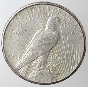 reverse: USA. Dollaro Peace 1925 Philadelphia. Ag. 
