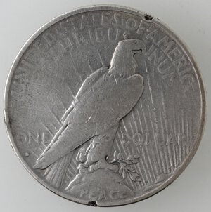 reverse: USA. Dollaro Peace 1934 S. Ag.