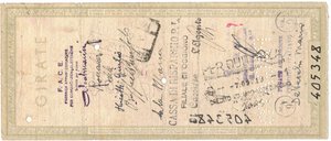 reverse: Banconote. Banco di Roma. 50 Lire 1944. qMB. Circolato abusivamente.