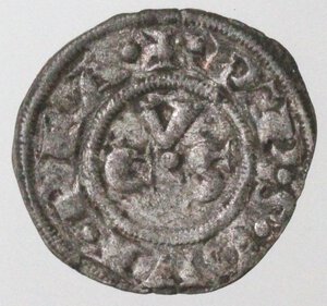 reverse: Ancona. Repubblica, monetazione autonoma. Denaro XII e XIII secolo. Mi. 