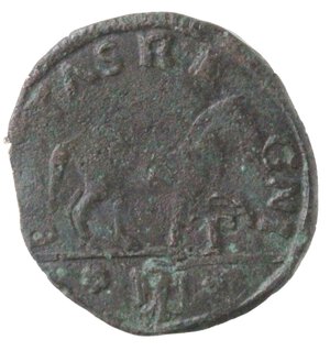 reverse: L Aquila. Ferdinando I d Aragona. 1458-1494. Cavallo T sotto la zampa e aquila in esergo. Ae. S di FERDINANDVS in orizzontale. 