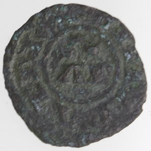 reverse: Brindisi. Enrico VI. 1194-1197. Mezzo Denaro. Mi. 