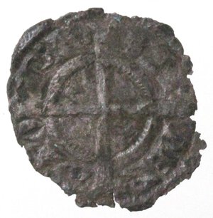 reverse: Brindisi. Federico II. 1197-1250. Denaro 1239. Busto frontale e croce intersecante. MI. 