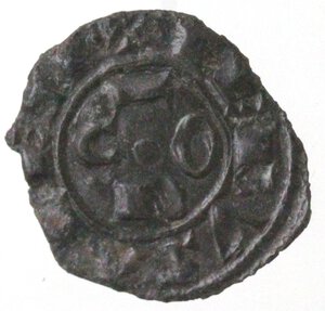 obverse: Brindisi. Corrado I. 1250-1254. Denaro con CRO. Mi. 