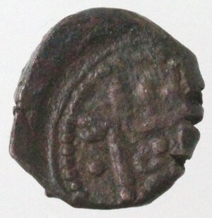 reverse: Messina o Palermo. Guglielmo II. 1166-1189. Follaro. Ae. 