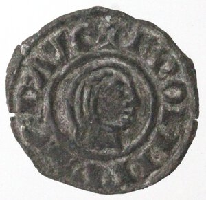 obverse: Messina o Brindisi. Federico II. 1197-1250. Denaro del 1244. Mi. 