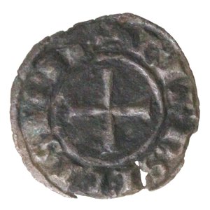 reverse: Messina o Brindisi. Federico II. 1197-1250. Denaro. Mi. 