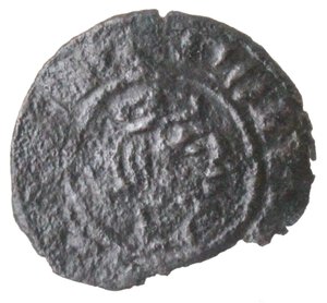 obverse: Messina. Federico II. 1197-1250. Mezzo denaro, circa 1243. MI. 