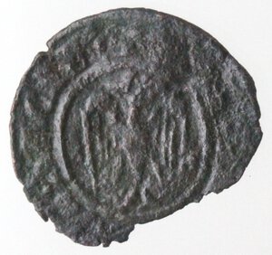 reverse: Messina. Federico II. 1197-1250. Mezzo denaro, circa 1243. MI. 