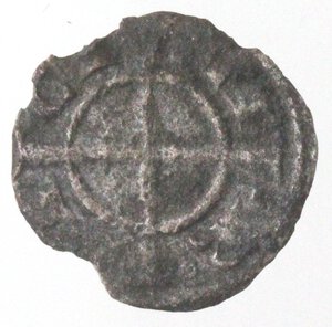 reverse: Messina o Brindisi. Federico II. 1197-1250. Quarto di denaro. Mi. 