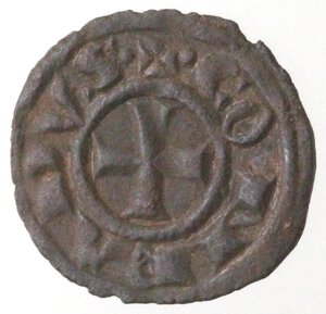 obverse: Messina. Corrado I. 1250-1254. Denaro. Mi.