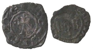 obverse: Messina o Brindisi. Carlo I d Angiò. 1266-1282. Lotto di 2 monete. Denaro. Mi. 