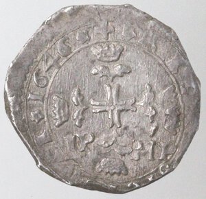 reverse: Messina. Filippo IV. 1621-1665. 3 Tarì 1646, sigle IP MP. Ag. 