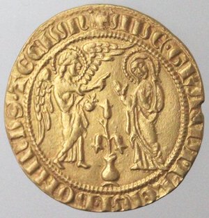 reverse: Napoli. Carlo I d Angiò. 1266-1285. Saluto. Au.