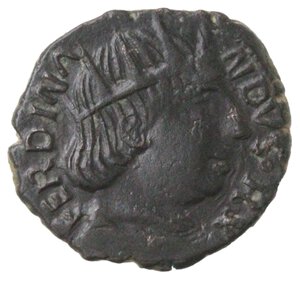 obverse: Napoli. Ferdinando I d Aragona. 1458-1494. Cavallo. Ae. Simbolo I sotto l addome del cavallo. 