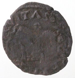 reverse: Napoli. Ferdinando II d Aragona. 1495-1496. Cavallo. Ribattuto su cavallo di Carlo VIII. Ae. 