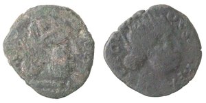 obverse: Napoli. Lotto di 2 monete. Ferdinando II d Aragona. 1495-1496. Cavallo. Ae. 
