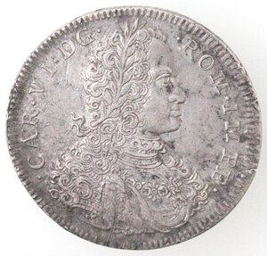 obverse: Napoli. Carlo VI. 1711-1734. Ducato 1715. Ag. 