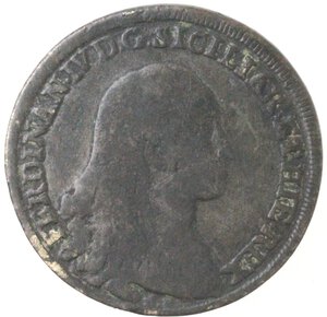 obverse: Napoli. Ferdinando IV. 1759-1799. Piastra 1788. Ae.