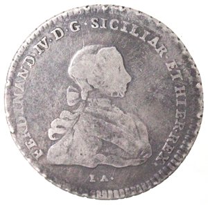 obverse: Napoli. Ferdinando IV. 1759-1799. Mezza Piastra 1760. Ag. 