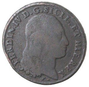 obverse: Napoli. Ferdinando IV. 1759-1799. 8 Tornesi 1797. Ae. 