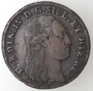 obverse: Napoli. Ferdinando IV. 1759-1799. 8 Tornesi 1797. 